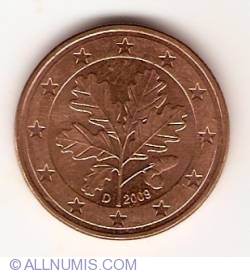 Image #2 of 5 Euro Cenţi 2009 D