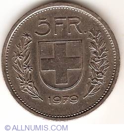 Image #1 of 5 Francs 1979