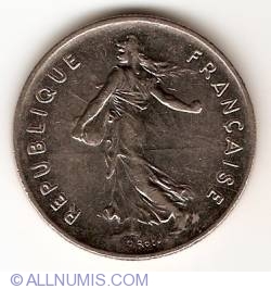 Image #2 of 5 Francs 1993