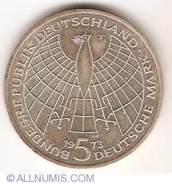 Image #1 of 5 Mărci 1973 J - 500 ani de la nașterea lui Nicolaus Copernicus