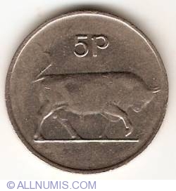 Image #1 of 5 Pence 1980