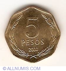 Image #1 of 5 Pesos 2000