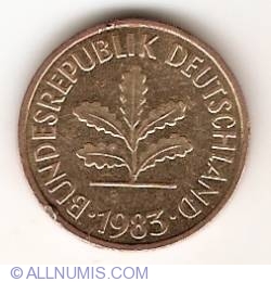 Image #2 of 5 Pfennig 1983 G