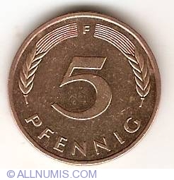 Image #1 of 5 Pfennig 1984 F