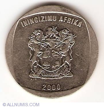 5 Rand 2000, Republic (1991-2000) - South Africa - Coin - 12649