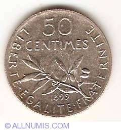 50 Centimes 1899