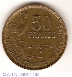 50 Franci 1953 B