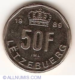 50 Francs 1989
