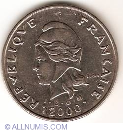 Image #2 of 50 Francs 2000