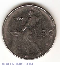 Image #1 of 50 Lire 1987