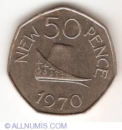 Image #1 of 50 New Pence 1970