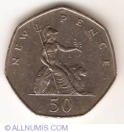 Image #1 of 50 New Pence 1977