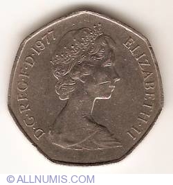 50 New Pence 1977