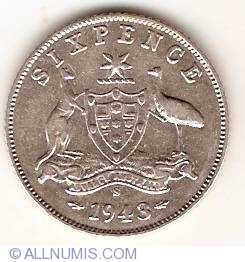 Image #1 of 6 Pence 1943 S