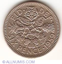 Image #1 of 6 Pence 1959