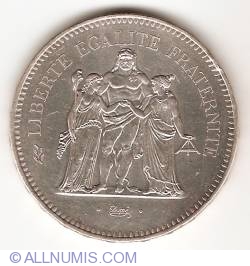 Image #2 of 50 Francs 1975