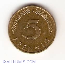 Image #1 of 5 Pfennig 1993 G