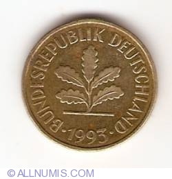 Image #2 of 5 Pfennig 1993 G