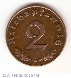 2 Reichspfennig 1939 B