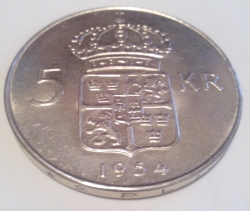 Image #1 of 5 Kronor 1954