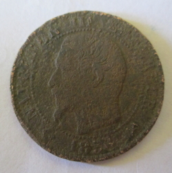 Image #1 of 5 Centimes 1856 B