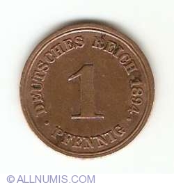 Image #1 of 1 Pfennig 1894 F