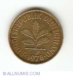 Image #2 of 5 Pfennig 1978 D
