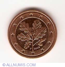 Image #2 of 2 Euro Cent 2009 F