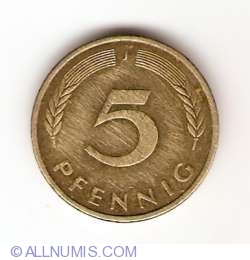 Image #1 of 5 Pfennig 1987 J