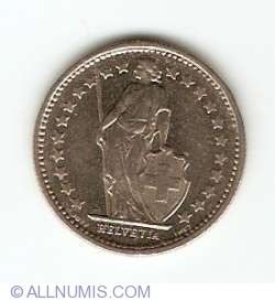 Image #2 of ½ Franc 1974