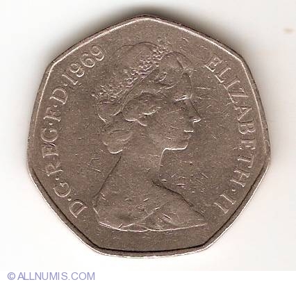 1969 50 new pence