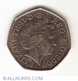 Image #2 of 50 Pence 2000 - 150th anniversary of the Public Libraries