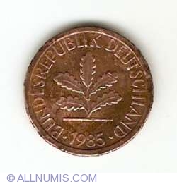 Image #2 of 1 Pfennig 1985 F