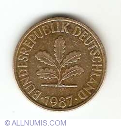 10 Pfennig 1987 J