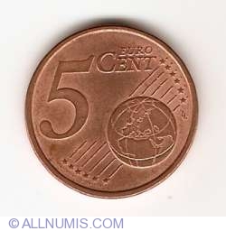 Image #1 of 5 Euro Cent 2005 D