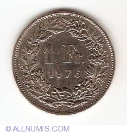 Image #1 of 1 Franc 1976