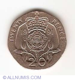 20 Pence 1991