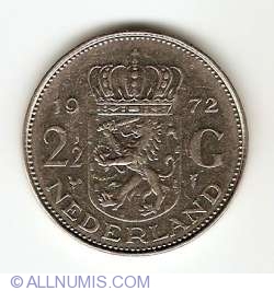 Image #1 of 2-½ Gulden 1972