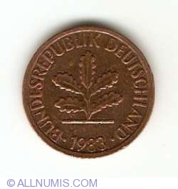 Image #2 of 1 Pfennig 1983 F