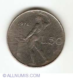 Image #1 of 50 Lire 1974
