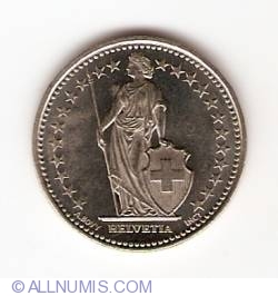 Image #2 of ½ Franc 2009 B