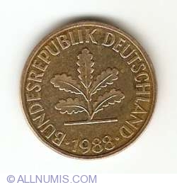 Image #2 of 10 Pfennig 1988 D
