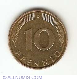 10 Pfennig 1988 D