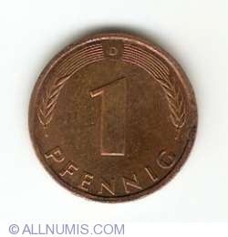 1 Pfennig 1993 D