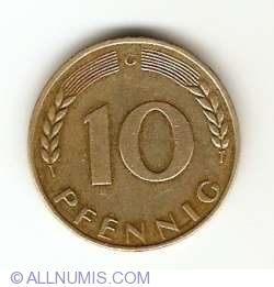 Image #1 of 10 Pfennig 1969 G