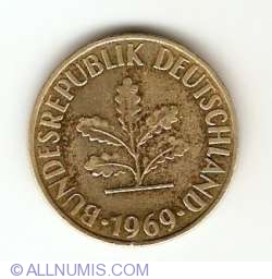 Image #2 of 10 Pfennig 1969 G