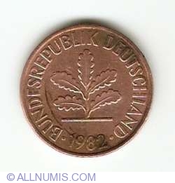 Image #2 of 2 Pfennig 1982 D