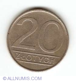 20 Zlotych 1985