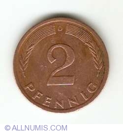 2 Pfennig 1976 D