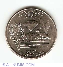 Image #1 of State Quarter 2003 P - Arkansas